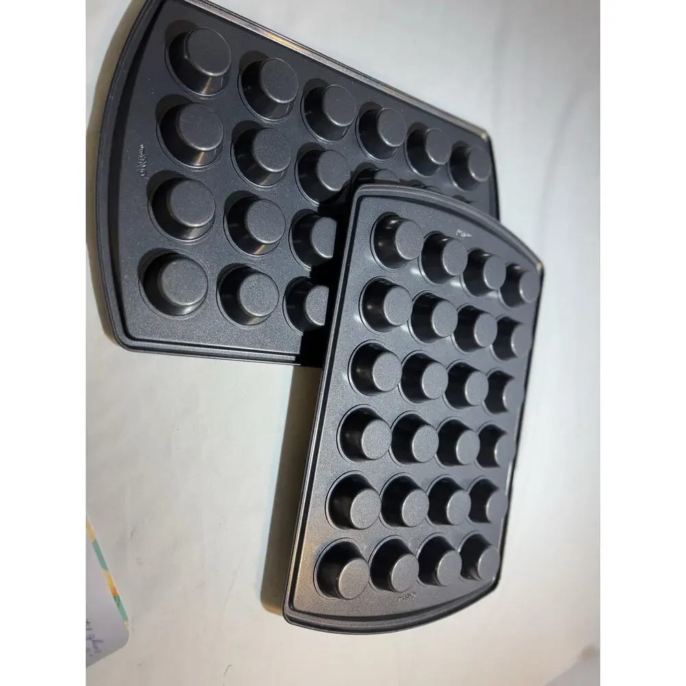 Wilton 24-Cup Mini Muffin Pan Set Of 2
